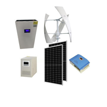 Battery Storage System Wind Turbine and Solar Panel